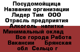 Посудомойщица › Название организации ­ Лидер Тим, ООО › Отрасль предприятия ­ Алкоголь, напитки › Минимальный оклад ­ 26 300 - Все города Работа » Вакансии   . Брянская обл.,Сельцо г.